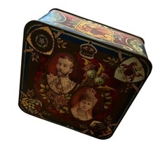 Antique Royalty Tin King George V and Queen Mary 1900s