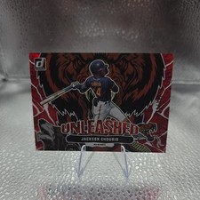 Jackson Chourio 2023 Panini Donruss Unleashed Red Foil Parallel RC /149 HOT