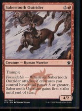 Sabertooth Outrider C Dragons of Tarkir 152 NM