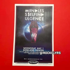 MINDLESS SELF INDULGENCE 2013 Concert Promo 11x17 Street Promo Poster.
