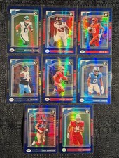 2024 Panini Donruss Optic BLUE HYPER Complete Your Set You Pick Rookie NFL Card