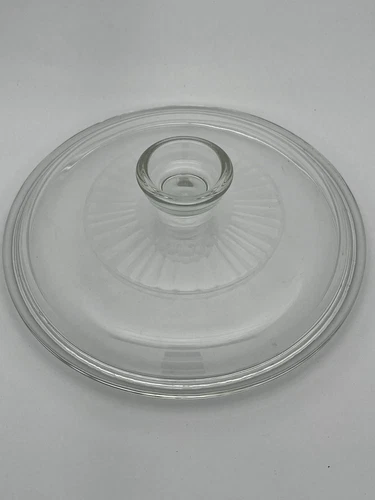 Vintage PYREX Round Clear Glass Lid G-5-C Corning Ware 7” Replacement Lid