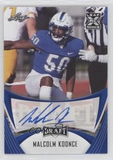 2021 Leaf Draft Auto Blue Malcolm Koonce #BA-NK1 Auto 0ym4