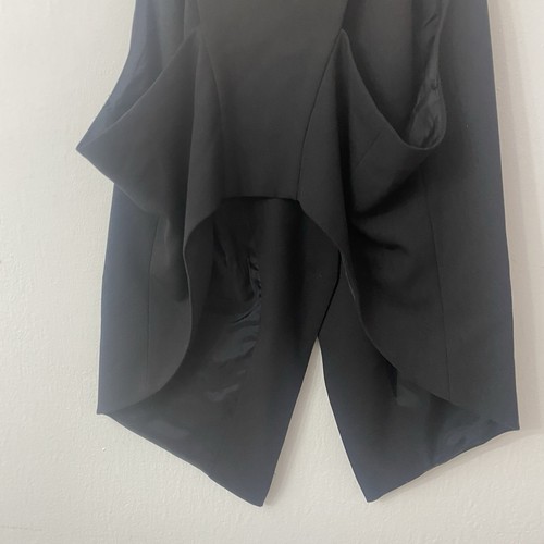 Y2K INC Womens Vest Jacket Corpcore Office Whimsigoth Capsule Minimalist 14 - Picture 7 of 7