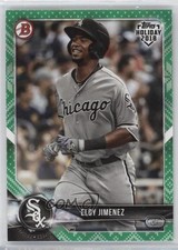 2018 Topps Holiday Bowman Green Holiday Sweater 49/99 Eloy Jimenez #TH-EJ 4o0
