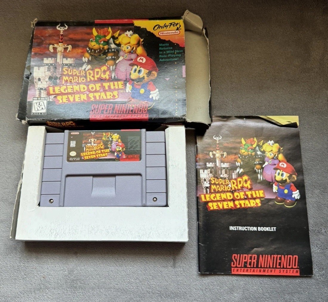 Super Mario RPG: Legend of the Seven Star Nintendo SNES 1996