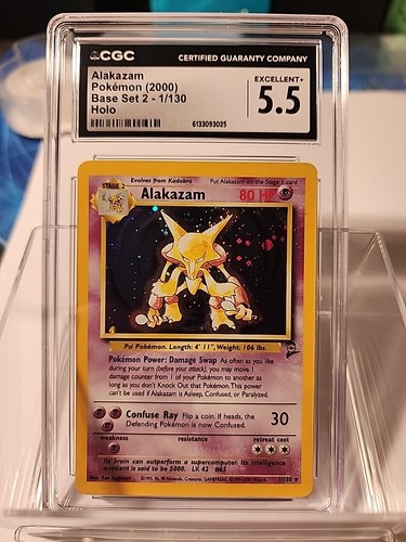 Alakazam graded CGC 5.5 for sale on eBay