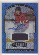 2020-21 Allure Rookie Blue Line Jerseys 8/75 Alexander Alexeyev #86 Auto 07bl