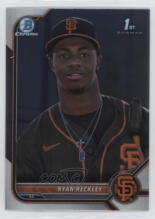 2022 Bowman Chrome Prospects Ryan Reckley #BCP-163 9vp