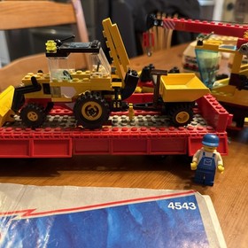 Lego&reg; 9V RC TRAIN Railway 4543 Waggon Carriage Red loading WAGON CAR Truck