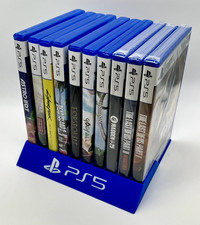 Customizable - PS5 Video Game Holder Display Storage - Holds 10 Games V1