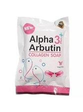 Alpha 3 Plus Arbutin collagen Whitening Body Soap Skin Reduce Acne