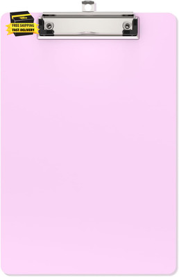 Small Plastic Clipboards, Mini Pink Clip Board | Memo Size 6'' X 9'' for Classroom