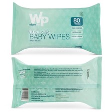 WIPESPLUS Baby Wipes Hypoallergenic Ultra Soft Unscented Alcohol Free 12 Packs o