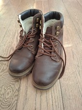 Dockers by Gerli Winterschuhe Leder Stiefel Gefüttert Gr. 37 braun