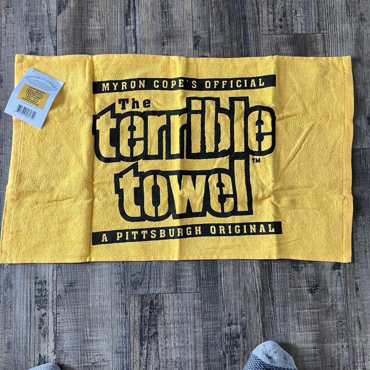 Original Pittsburgh Steelers Gold Terrible Towel Myron Cope's