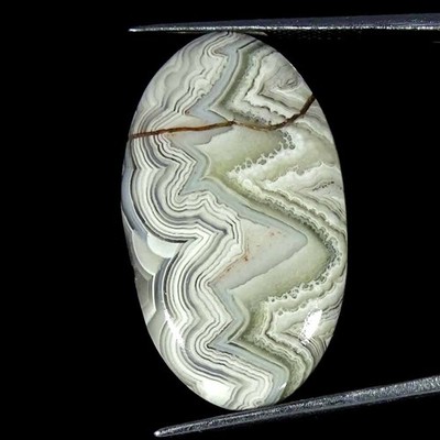 23.00Cts Natural Crazy Lace Agate Oval Cabochon Loose Gemstone 17x30x5mm