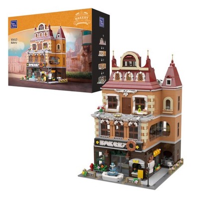 Pantasy Bäckerei 4-stöckiges Gebäude Ziegel Modell Set 2663 Teile 85013
