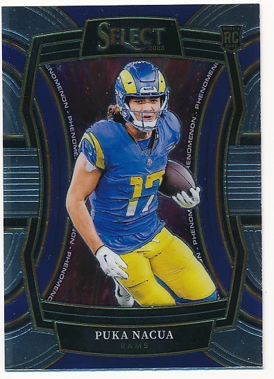 PUKA NACUA 2023 PANINI SELECT PHENOMENON #PH-PNA RC ROOKIE RAMS MINT