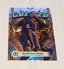 23/24 Topps Chrome UEFA Club Competitions Soccer Golazo Randal Kolo Muani 