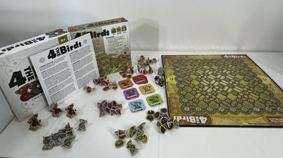 Hard to Find! 4 THE BIRDS  Blackspot Board Game Box Breaking Games COMPLETE  -B4