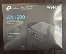 Tp-Link AX1500 Ultra-Portable Wi-Fi 6 Travel Router TL-WR1512X 