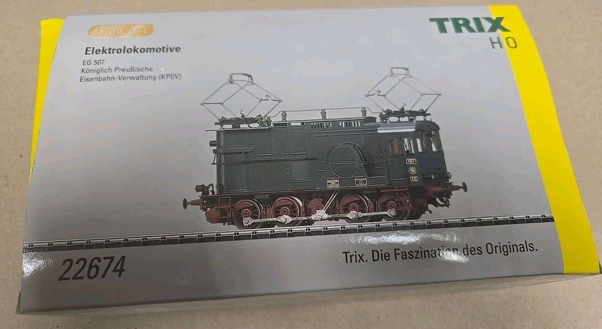 Trix HO 22674 Class EG 507 Electric Locomotive DCC/SX Fine Arts