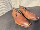 Joseph Abboud Brown Leather Chukka Boots Leather Lace-Up Men's Size 10.5 — photo 4