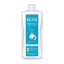 ECOS Free & Clear Scent Liquid Dish Soap 25 oz 1 pk (Pack of 6)