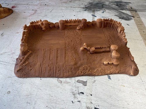 Conte Collectibles Alamo Interior Redoubt A Few Broken Poles No Box - Picture 3 of 7