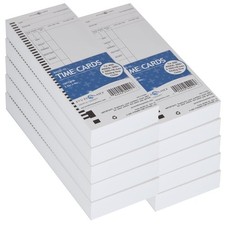 Pyramid Technologies 44100-10MB Time Clock Attendance Cards Pack (4410010mb)