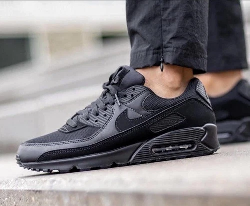 Nike Air Max 90 Recraft Triple Black CN8490-003 Mens Sneakers New