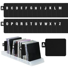 BLSUREFYX 26pcs A-Z Vinyl Record Dividers with Alphabetical Tab 26 Pcs
