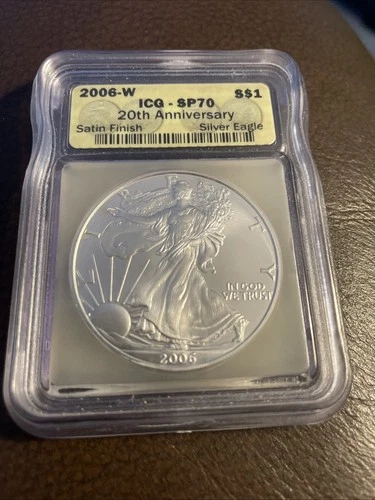 Photo of a 2006-W American Silver Eagle from an eBay listing that sold on Jul 20, 2026