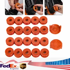 20Pack WORX WA0010 Replacement Spool Line For Grass Trimmer Edger 10ft Cap Cover