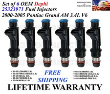 Set of 6 Herko Fuel Injector IGM07 For Buick Chevrolet Pontiac 3.8L-V6 2000-2005