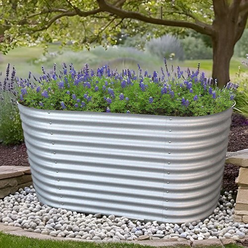 Hochbeet Gemüsebeet Gartenbeet Kräuterbeet Anzuchtbeet Frühbeet Stahl verzinkt - Bild 2 von 7