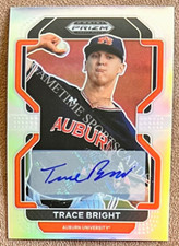 Trace Bright 2022 Panini Prizm Draft Picks Autograph Silver #PDP137 Rookie Holo