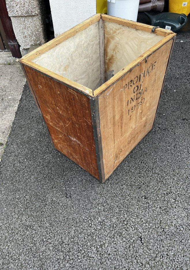 Vintage Tea Chest eBay