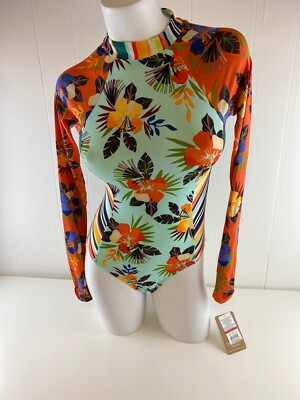 Hobie Womens Long Sleeve Back Zip Bodysuit