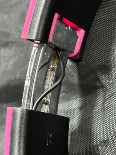 BROKEN Beats by Dr. Dre Solo HD Headband Headphones wired pink PARTS music audio - Foto 9 di 15