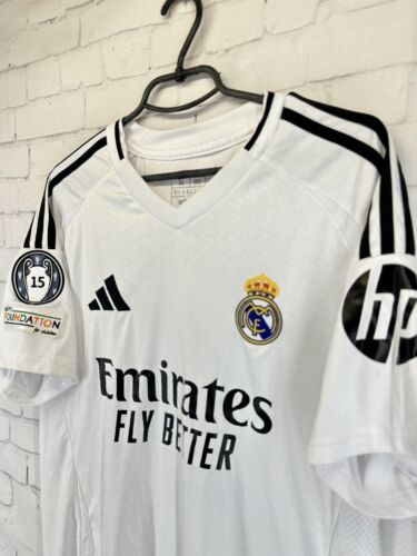 CAMISETA DE FUTBOL DEL REAL MADRID #5 BELLINGHAM 2024 2025 REMAKE LOCAL TALLA XL - Imagen 3 de 20