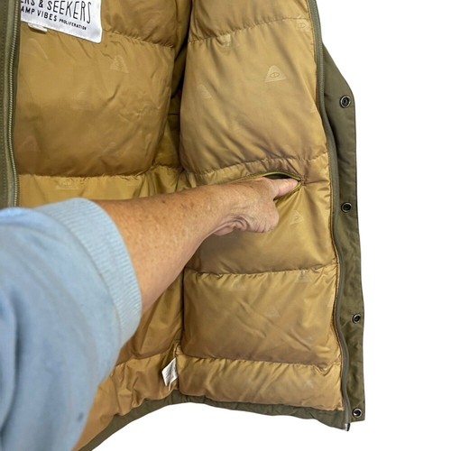 Poler Purveyors & Outfitters Roamers & Seekers Down Filled Jacket Unisex Size S - Picture 7 of 11