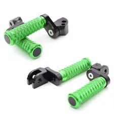 1 inch Riser Rider Passenger Footrests M-Grip For ZX-10R 04 05 06 07 08 09 10