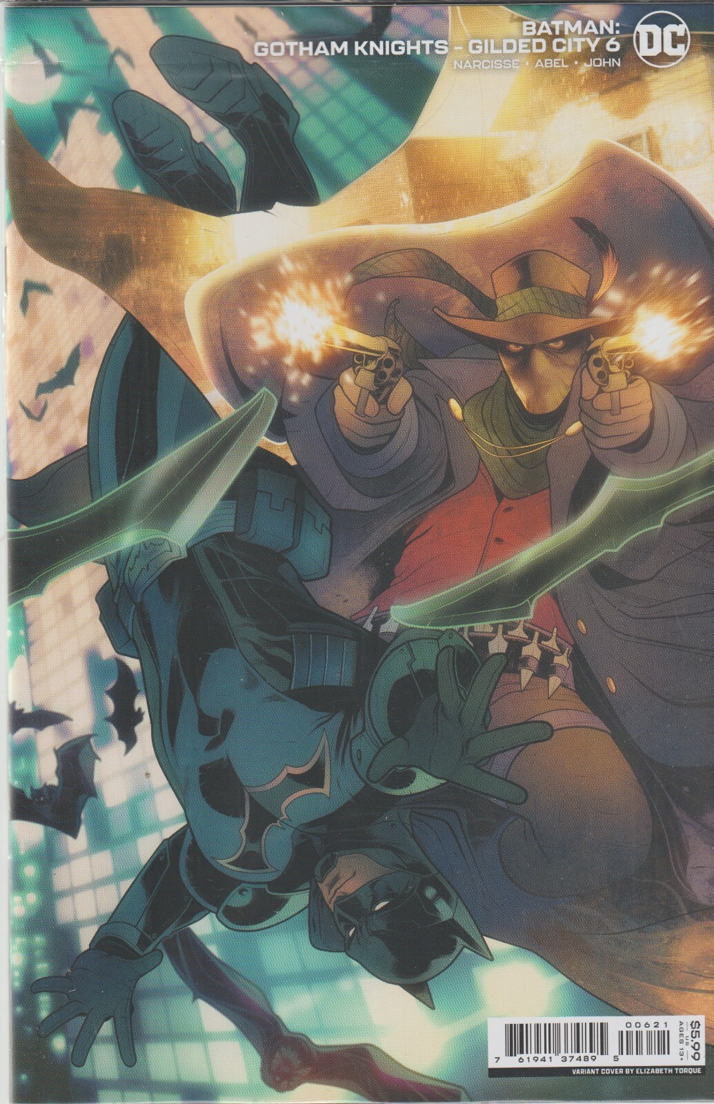 DC COMICS BATMAN GOTHAM KNIGHTS GILDED CITY #6 MAY 2023 TORQUE VAR 1ST PRINT NM
