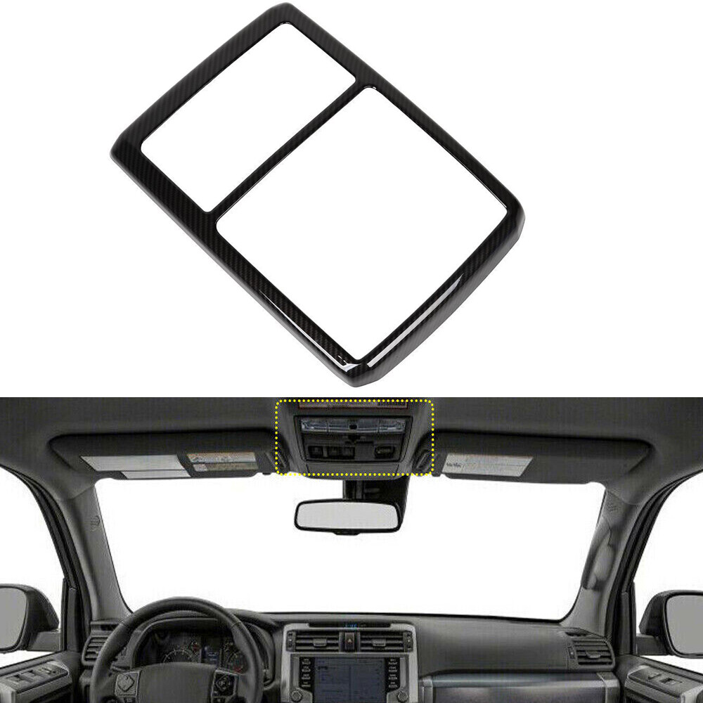 Carbon Fiber Roof Reading Light Trim Cover For Toyota 4Runner TRD (2010-2019) – Savadi-Car