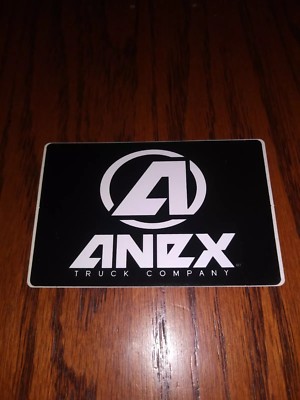 ANEX A SKATE TRUCK COMPANY VINTAGE THE ICONIC BLASTED A  LOGO SKATEBOARD STICKER