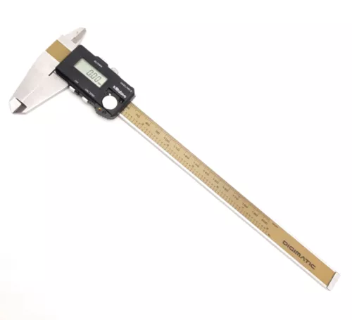 Mitutoyo 500 Series Digimatic Digital Caliper, 200mm / 8" Dual Scale, Data/Hold