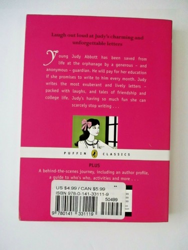 Daddy-Long-Legs (Puffin Classics) Jean Webster Paperback FREE SHIP 1995 - Picture 2 of 2
