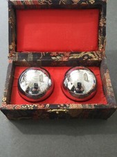 Vintage Healthy Ball Lotus Pond Asian Stress Balls Therapy Massage Meditation